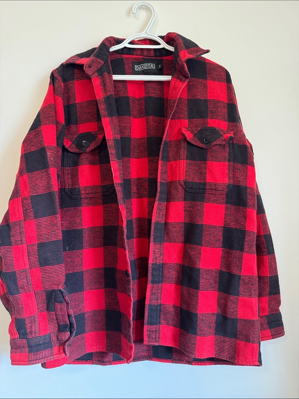 Dakota Red & Black Buffalo Plaid Shirt